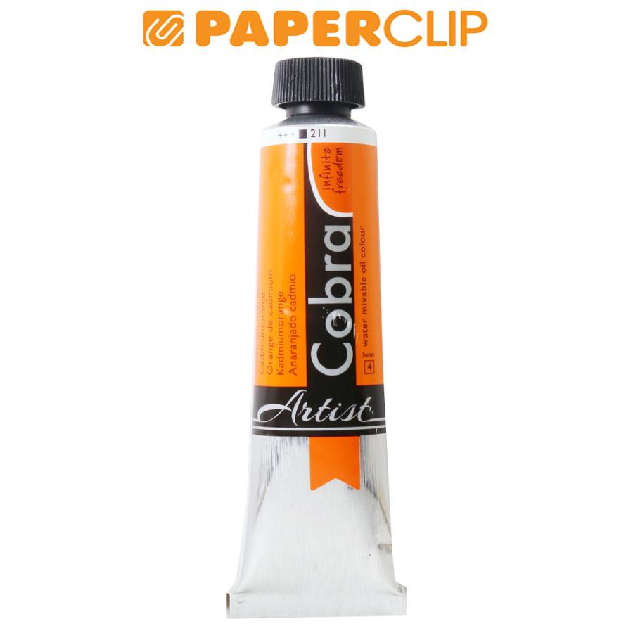 

CAT MINYAK / OIL COLOR COBRA ARTIST 40ML S4 21052110 CADMIUM ORANGE