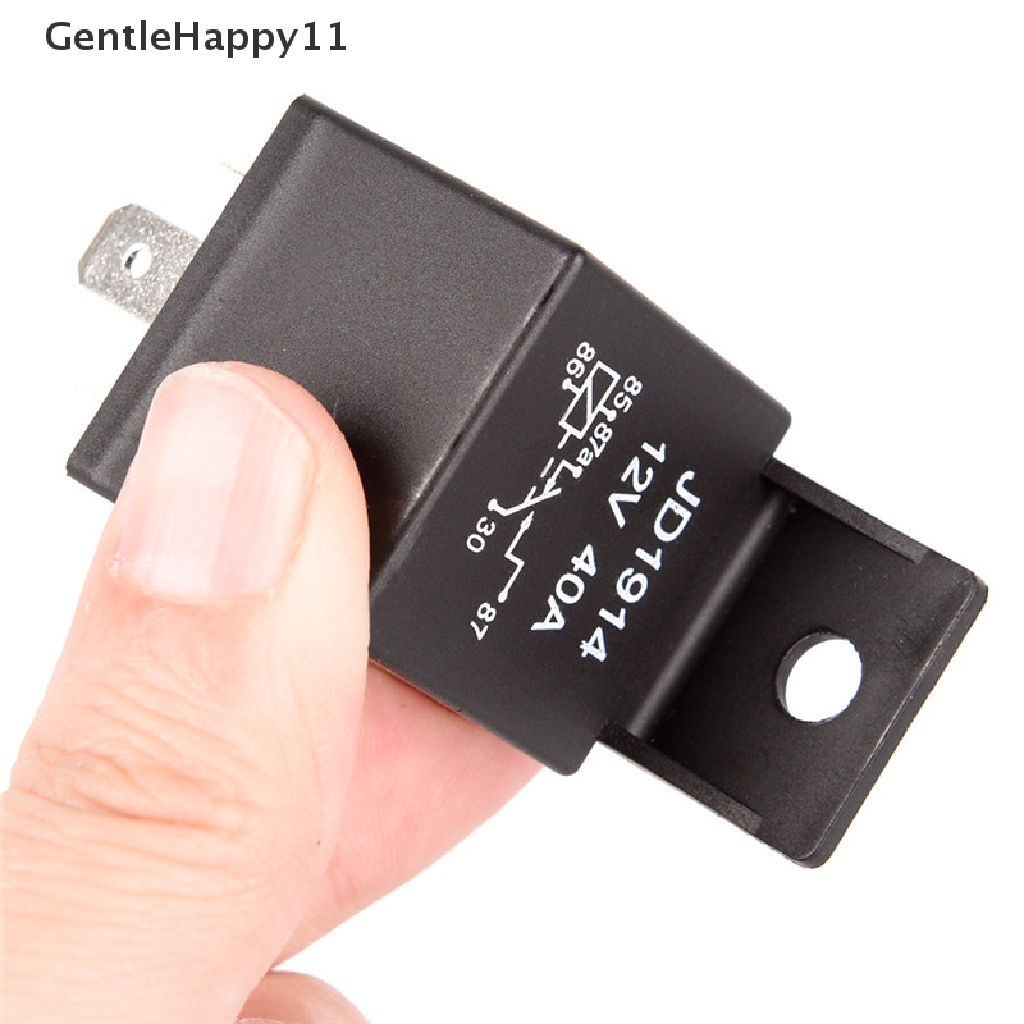 Gentlehappy Relay Mobil Anti Air DC 12V 40A 4Pin Relay Sekring Otomotif Normal Open Relay id