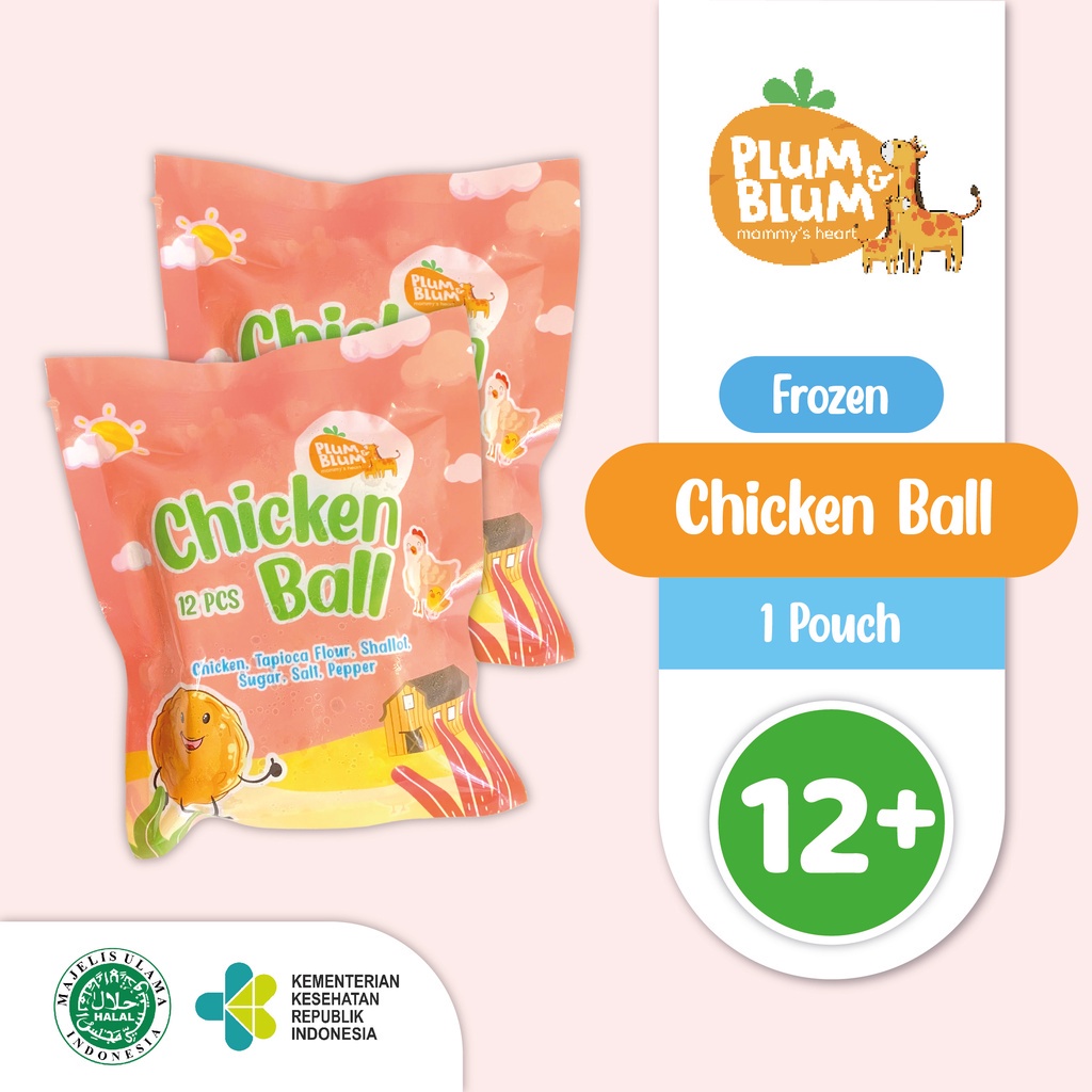 Plum Blum Finger Food Cheese Nugget Chicken Beef Dori No MSG - 12 pcs