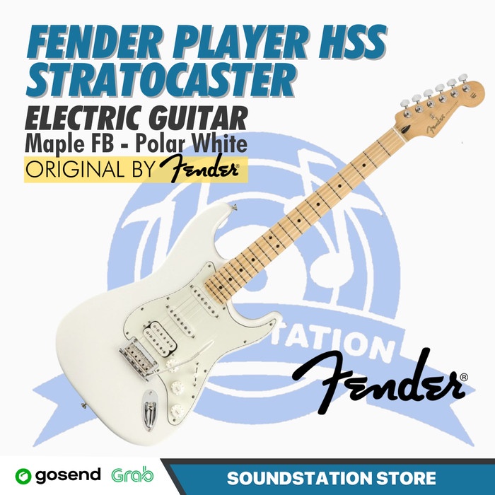 Fender Player HSS Stratocaster Electric Guitar Maple FB Original