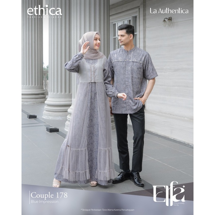 COUPLE 178 BLUE IMPRESSION ETHICA ORIGINAL GAMIS DEWASA KAGUMI 295 BLUE IMPRESSION KOKO DEWASA KAHFI