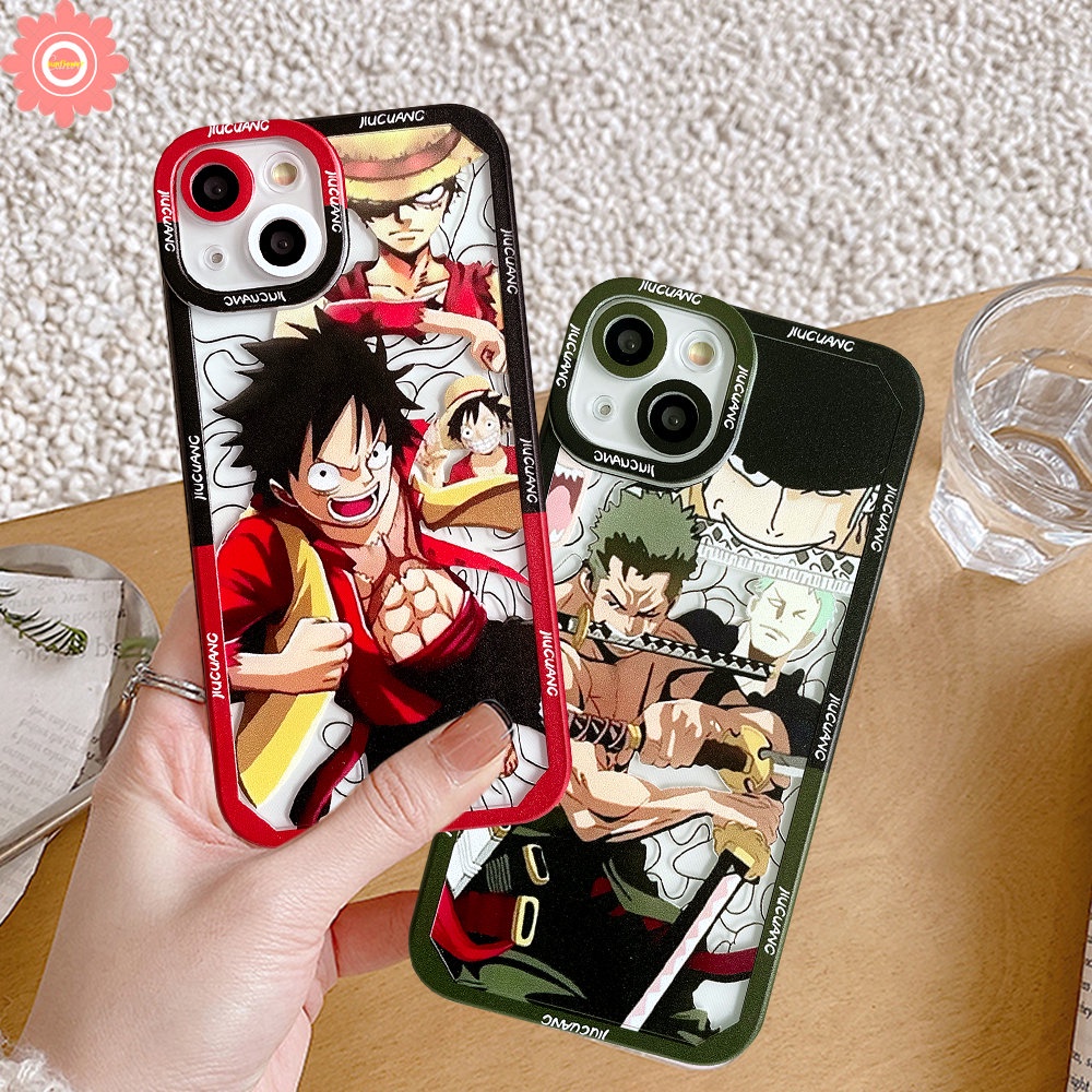 Case Untuk Infinix 12pro Hot8 11s 10s Nfc 10 Lite 12i 20 20s Smart6 4 5 Plus Hot 11s 11 9 10 12 Play Note 10 11 12 Pro 12 2023 Ganteng Zoro Luffy Anime Kartun One Piece Sarung Soft Case