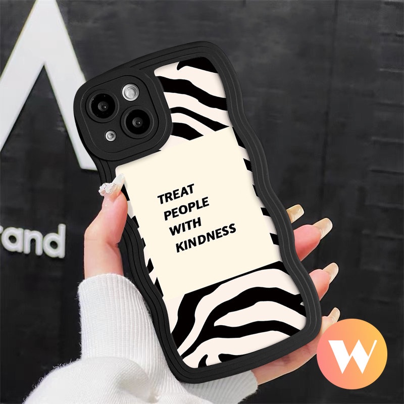 IPHONE Coulpe Casing Tpu Lembut Kompatibel Untuk Iphone11 Pro Max 7Plus 13 12 14 Pro Max XR X XS Max7 6s 6 8 Plus SE 2020 Case Motif Leopard Huruf Inggris