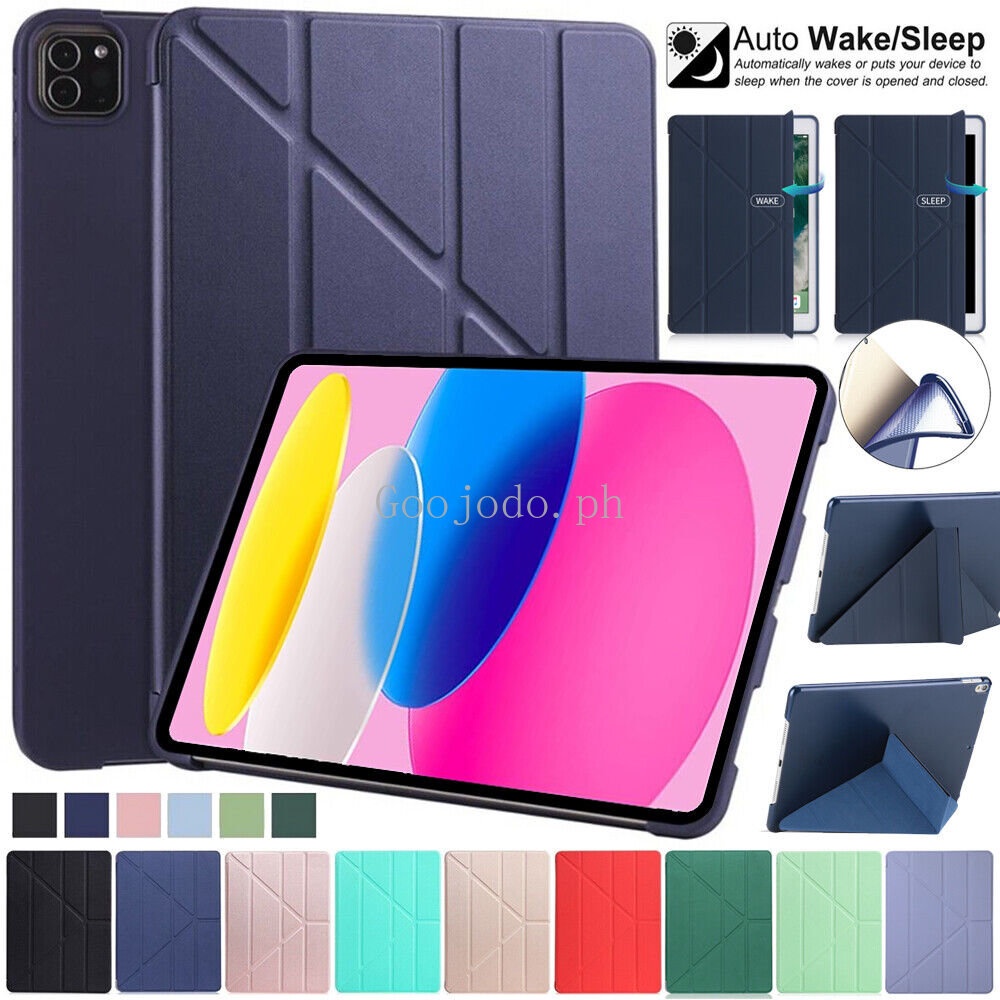 Untuk Ipad7 /8/9 /10th 10.2&quot; 10.9&quot; Pro 11 12.9&quot;2022sarung Kulit Pintar Stand Case