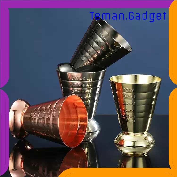 TG -  DPR JHMech Gelas Ukur Bartender Multilevel Jigger Bar 3 in 1 75ml - 304