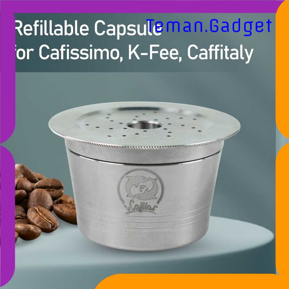 TG - DPR iCafilas Refillable Capsule Stainless for Cafissimo K-Fee Caffitaly