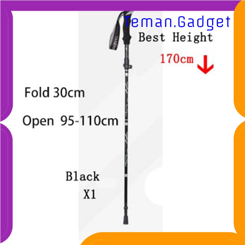TG - OLR TANERDD Tongkat Hiking Trekking 110 cm Foldable 30 cm with Safety Lock - 101
