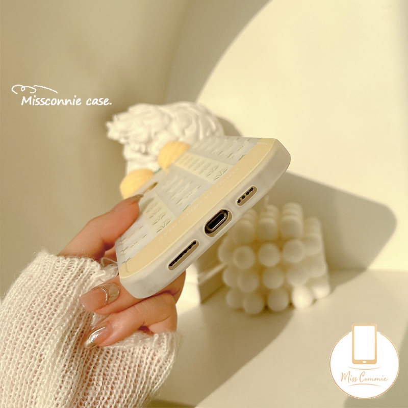 IPHONE 3d Bow-knot Hias Case Kompatibel Untuk Iphone11 14 13 12 Pro Max 7Plus XR 11 Pro Max X7 8 6 6s Plus XS Max SE 2020 INS Fashion Retro Bunga Kuning Telepon Lembut Tpu Cover