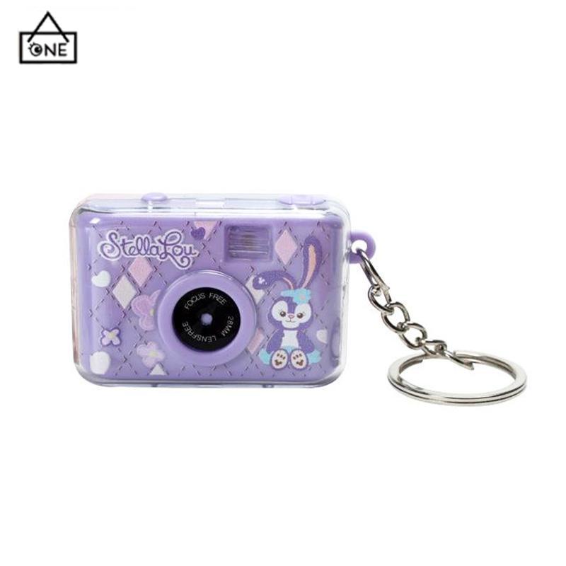 COD❤️Sanrio Anak Mini Kamera emitting Liontin Kamera Kecil Gantungan Kunci Pendant Kuromi Melody Cinnamoroll Mainan Kamera-A.one