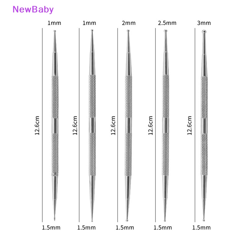 Newbaby 1PC Nail Art Dotg Pen Tools Kuku Kuku DIY Paing Dot Polish Tool ID