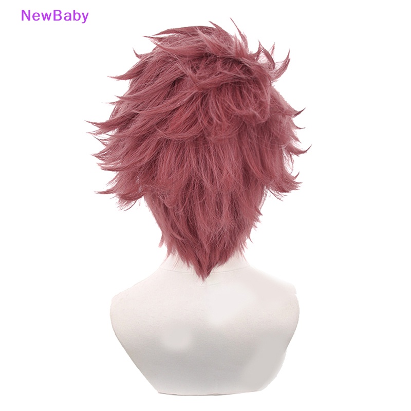 Newbaby Anime Blue Lock Sae Itoshi Cosplay Wig Rambut Keriting Pendek Tahan Panas Wig Rambut ID