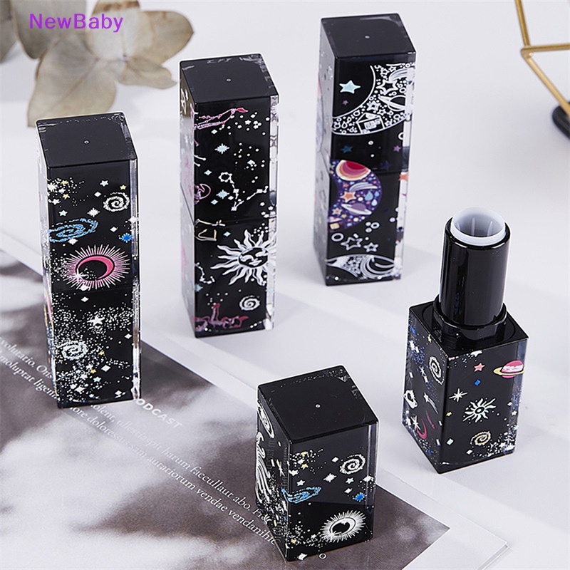 Newbaby 1Pc Lip Balm Tabung Wadah Bibir Kosong 3D Starry Diy Lip Tube ID