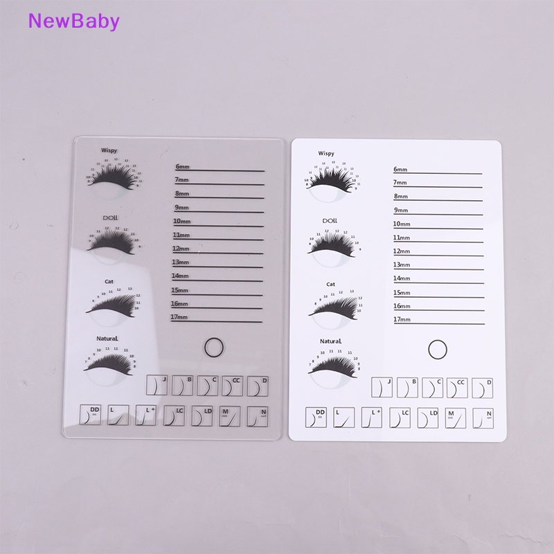 Newbaby 1PC Acrylic Eyelash Holder Pallet Eyelash Extension Lem Palet Tempat Bulu Mata ID