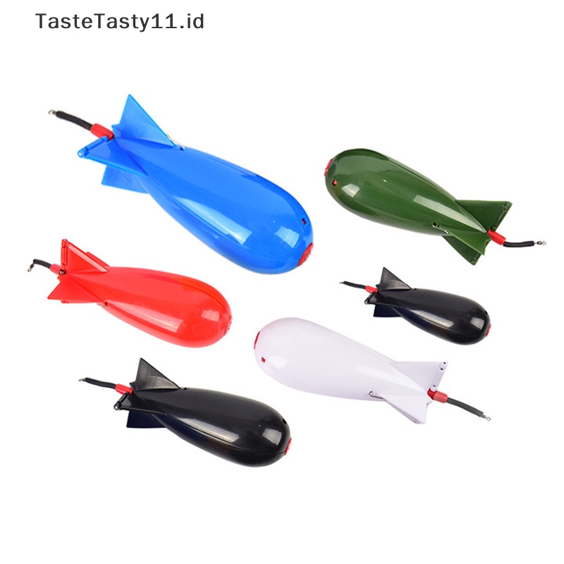 Tastetasty Carp Fishing Rocket Besar Kecil Floag Lure Tempat Umpan Roket Pelet.