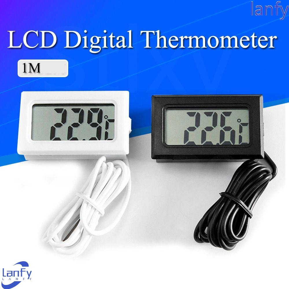 Lanfy Detektor Sensor Suhu Digital Air Mandi Thermometer Hygrometer Thermo Meter Hygrometer Gauge Termometer Elektronik