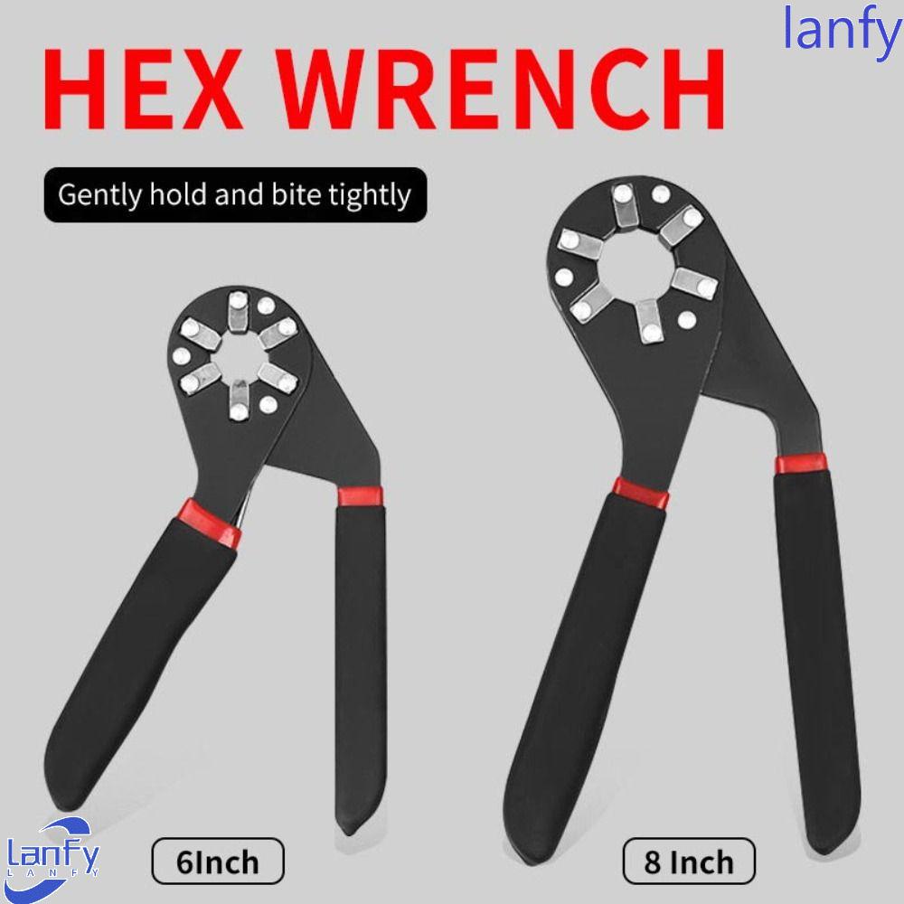 Lanfy Alat Pelepas Kunci Pas 6per8inch Hand Tool Hex Wrench Kunci Pas Hexagon Multifungsi