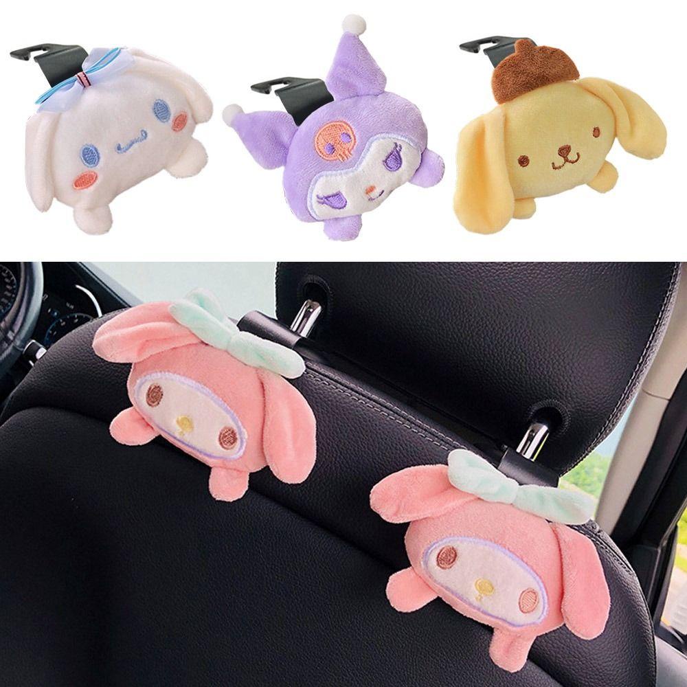 POPULAR Car Hooks Plastic Car Kait Kecil Sandaran Jok Mobil Kartun