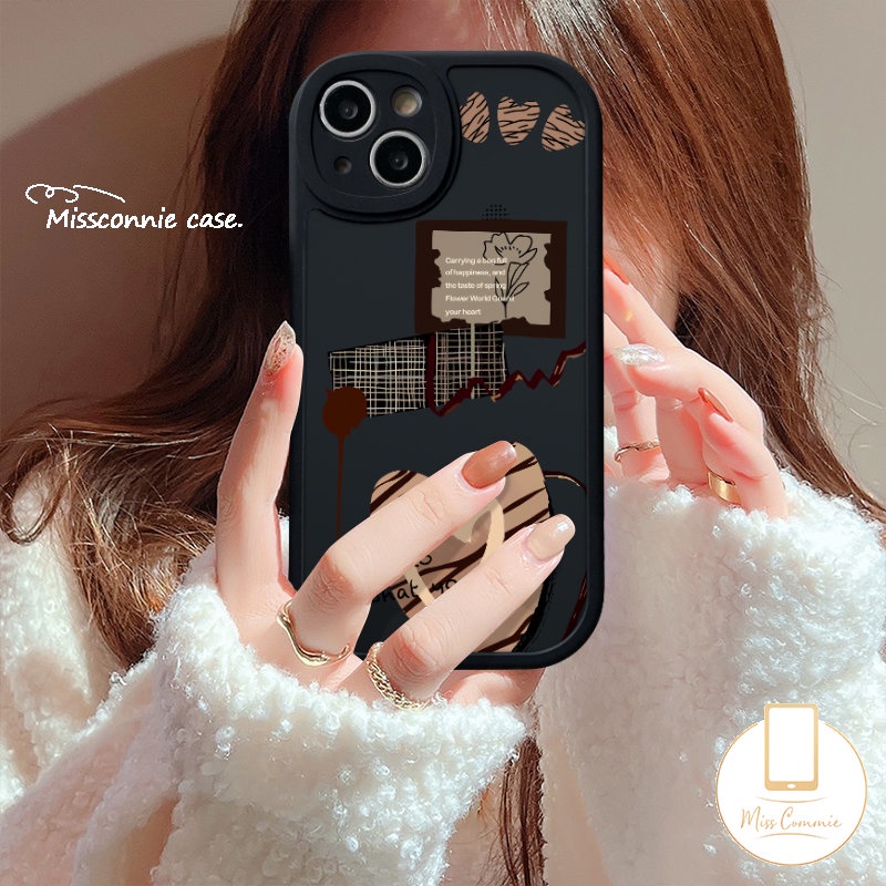 Graffiti Cinta Hati Trendi Merek Comme des Garcons Case Untuk Infinix Smart5 6panas10 9 10T 10s 11s 11 Bermain Panas10 Lite Note8 Shockproof Silikon Lembut Tpu Penutup Belakang