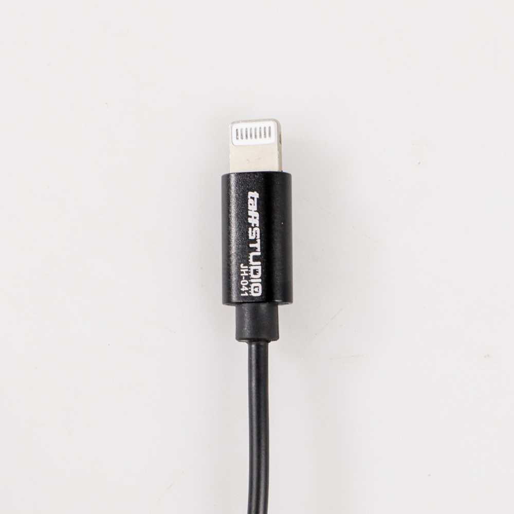 TaffSTUDIO Microphone Clip-on Lightning Plug Lavalier iPhone - JH-041