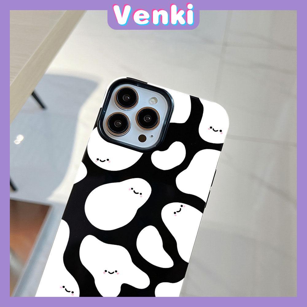 VENKI - For iPhone 11 iPhone Case Pink Glossy TPU Soft Case Shockproof Protection Camera Cute Cute Rabbit Compatible with iPhone 14 13 Pro max 12 Pro Max xr xs max 7Plus 8Plus