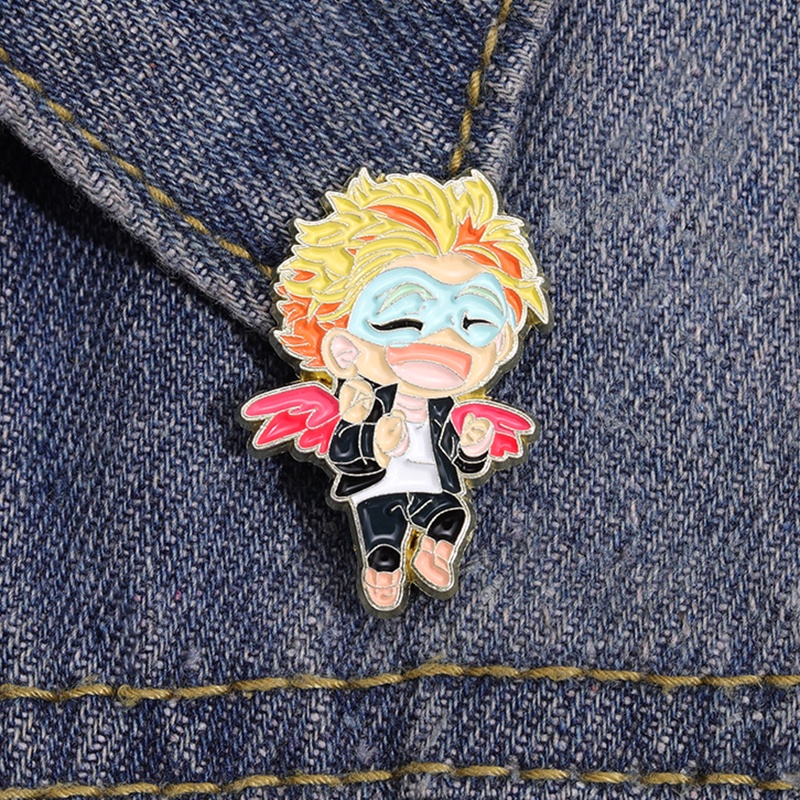 &quot;My Hero One's Justice&quot; Anime Peripheral Lapel Pin Karakter Kartun Lencana Logam Hadiah Untuk Teman Kostum Aksesoris