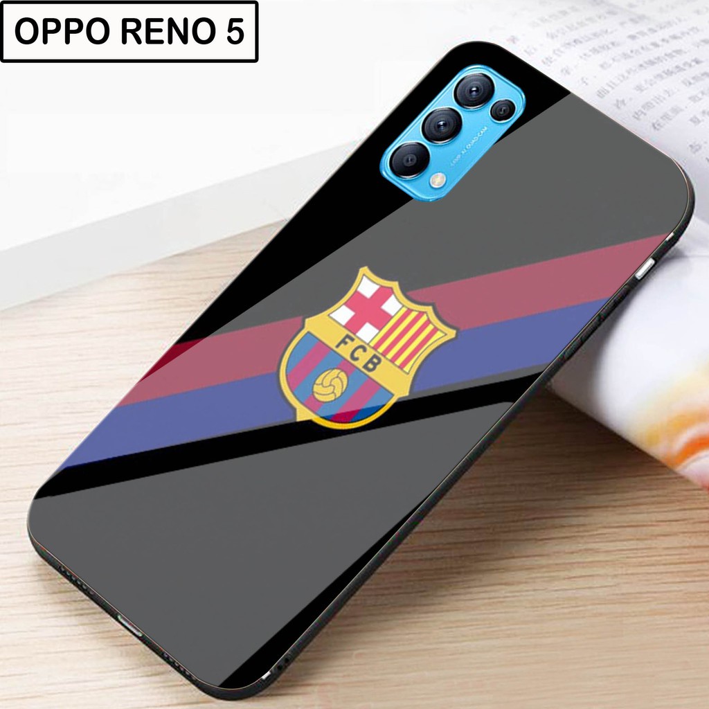GLASS Softcase Kaca Oppo Reno 5 - Case Hp Oppo Reno 5 - Casing Hp Oppo Oppo Reno 5