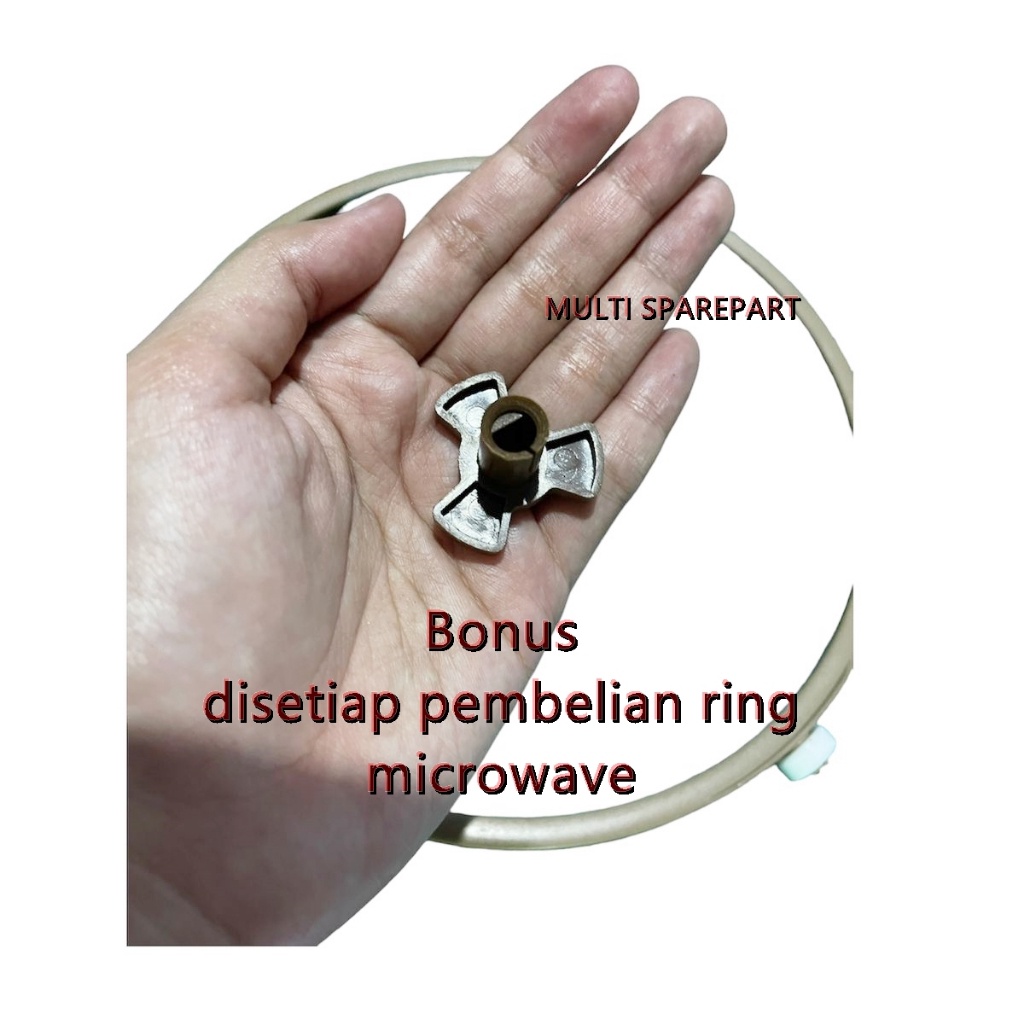 Piring MICROWAVE Diameter 27 cm Piringan Tatakan Oven Universal Tebal Import