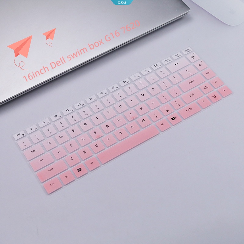 Film Pelindung TPU Keyboard Laptop Tahan Air Untuk 16inch Dell Swim Kotak G16 7620 Keyboard Laptop Silicone Cover Film Tahan Debu [ZK]