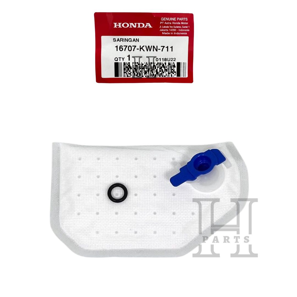 SARINGAN FILTER SARINGAN POMPA BENSIN FILTER SET HONDA PCX 150 NEW SUPRA X 125 FI 16707-KWN-711 ASLI ORIGINAL AHM HGP HONDA