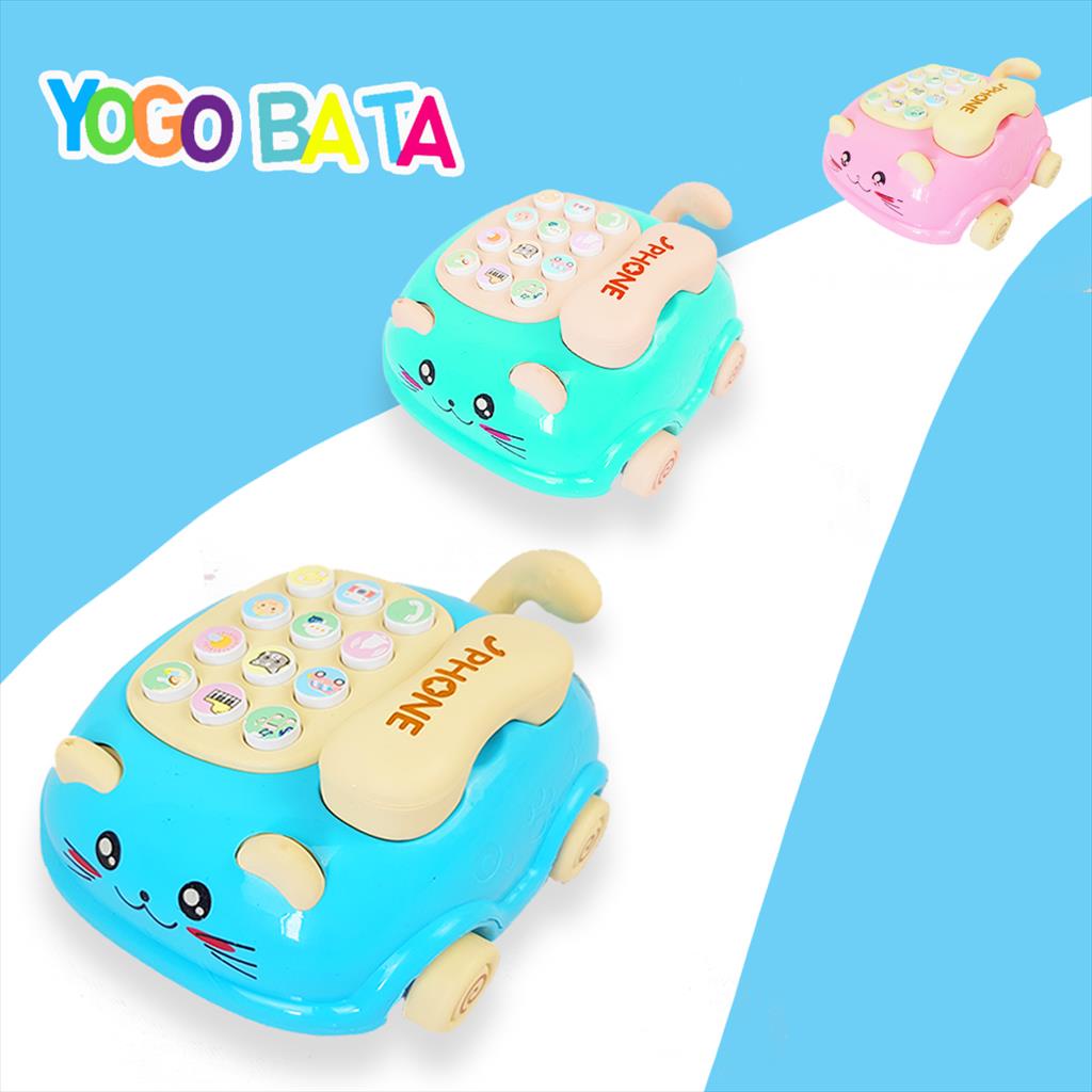 Mainan Mobil Telpon Musik Telephone Cute Car Music YD4 ( YOGOBATA )