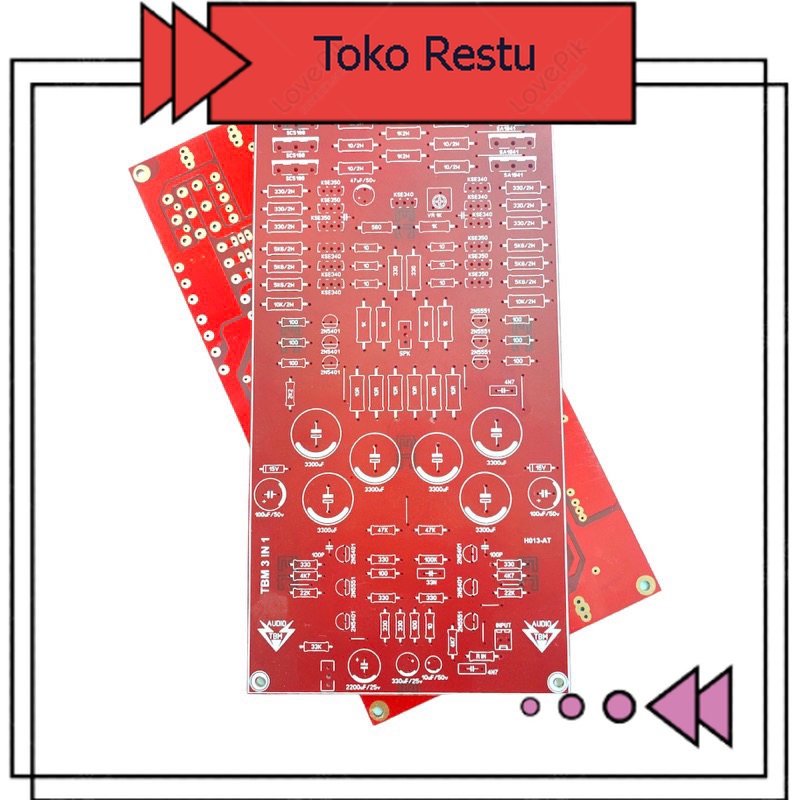 Pcb Driver TBM 3in1 fiber fr4 Cuci Gudang