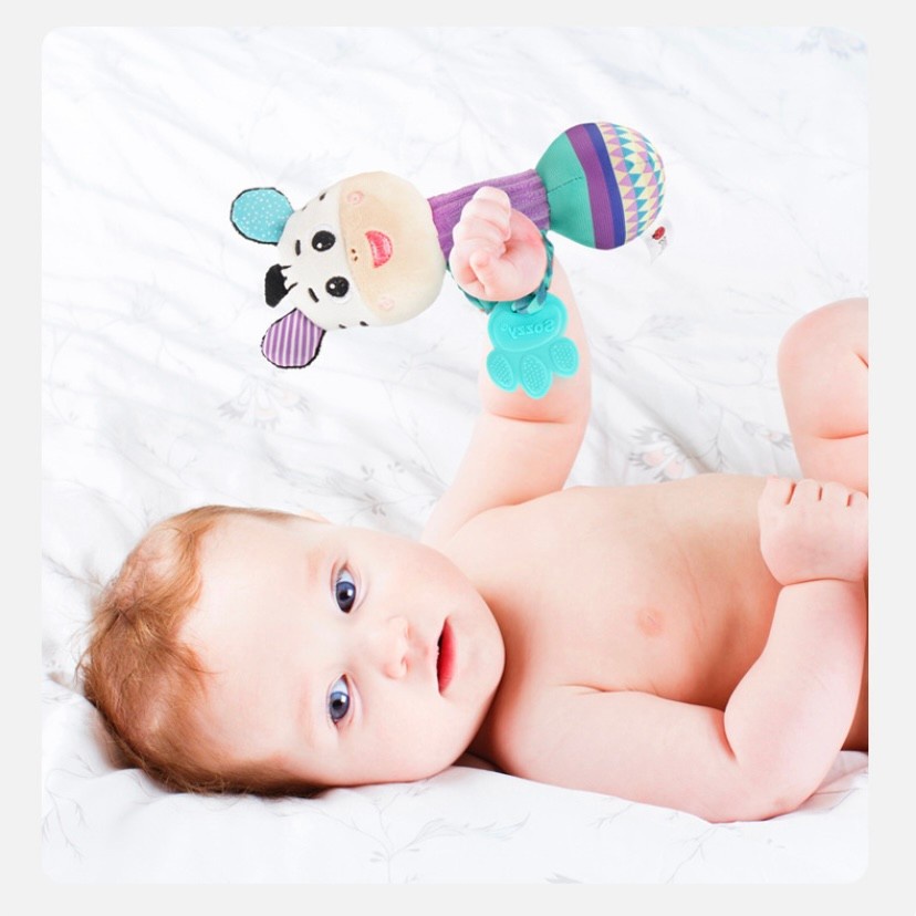 SOZZY RATTLE STICK | mainan rattle teether bayi | mainan genggam tangan gigitan