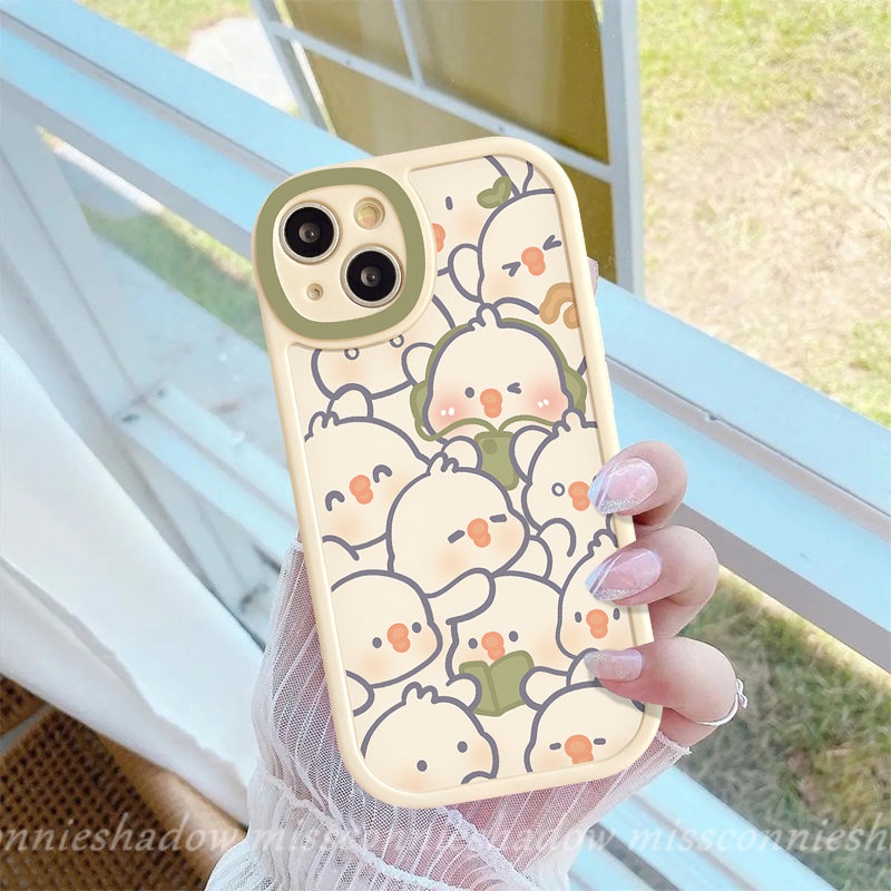 Soft Case Untuk Redmi Note8 11 10s 11s 10 10Pro 9s 9k40s 8 Pro 11Pro+POCO X3 NFC Pro M3 F4 Mi 12 11T 11 Lite Redmi A1 10C 12C 9T 9C 10 10A 9A Lucu Duck Rabbit Couple Full Sarung