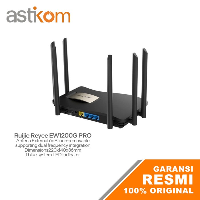 Ruijie Reyee RG EW1200G PRO AC1300 Dual Band Gigabit Wireless Router