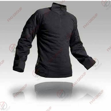 Kaos BDU Hitam / Combat Shirt Hitam Kaos Taktikal Shirt Lengan Panjang