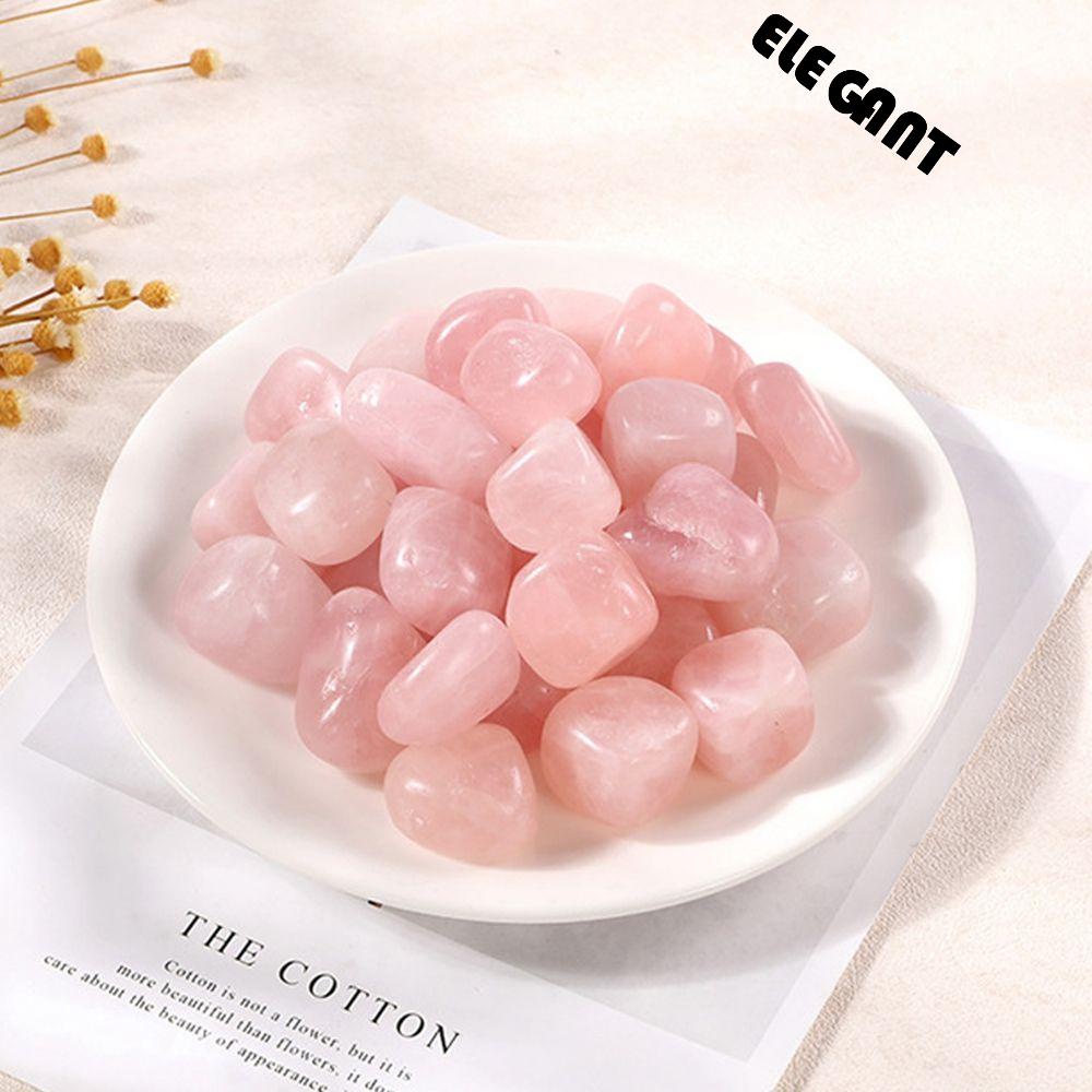 [Elegan] Rose Quartz 100g Batu Kristal Kerikil Spiritual Enery Generator Dekorasi Rumah Penyembuhan Kristal