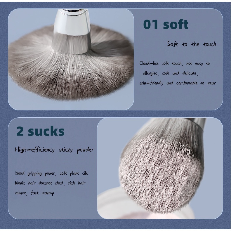 MAANGE 14pcs Makeup Brush Set First Sight Silver Makeup Brushes Face Makeup Brushes 1414