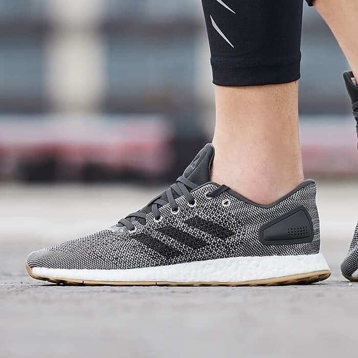 SEPATU LARI ADIDAS PUREBOOST DPR CARBON BLACK ORIGINAL