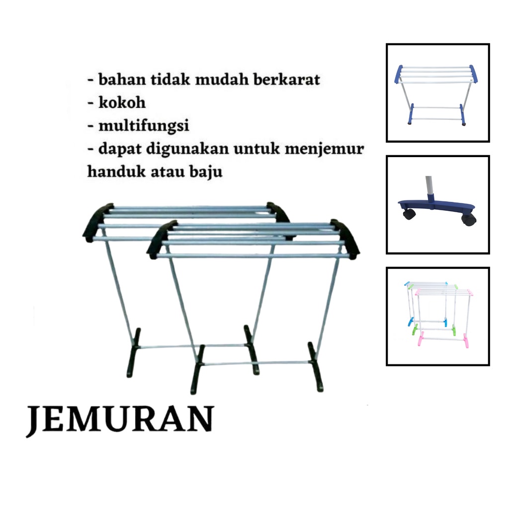 [ ABJ ] Rak Jemuran Handuk Portable Jemuran