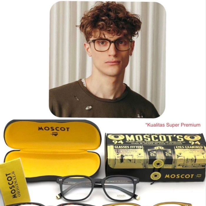 Kacamata Moscot PAT Premium Originals Series Kacamata Kotak Pria