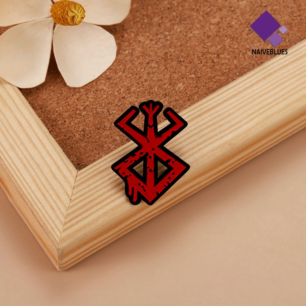 &lt; Naiveblues &gt; Pin Bros Elektroplating Lucu Motif Anime Enamel Aksesoris Perhiasan