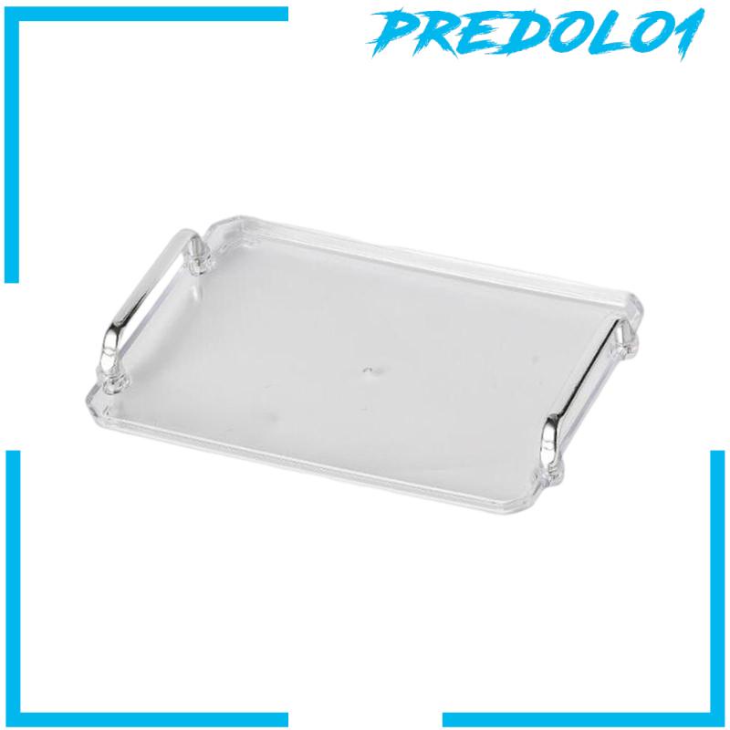 [Predolo1] Serving Tray Platter Nampan Dessert Buah Elegan Untuk Dessert Dresser Kamar Mandi