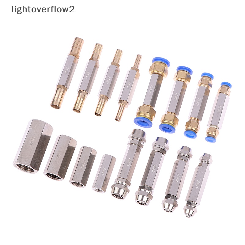 [lightoverflow2] Pneumatic Check Valve OD Selang One Way Valve Air Kompresor Pipa Fitg Adapter [ID]