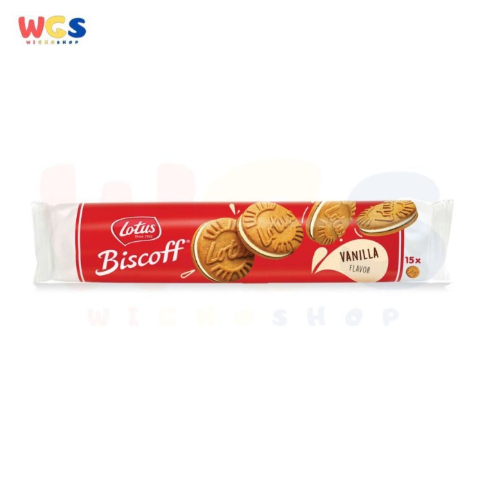 Biskuit Lotus Biscoff Sandwich Vanilla Biscuits 150gr