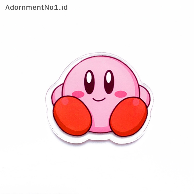 [AdornmentNo1] Kirby Enamel Pin Bros Kartun Lapel Pin Perhiasan Aksesoris Anak Hadiah [ID]