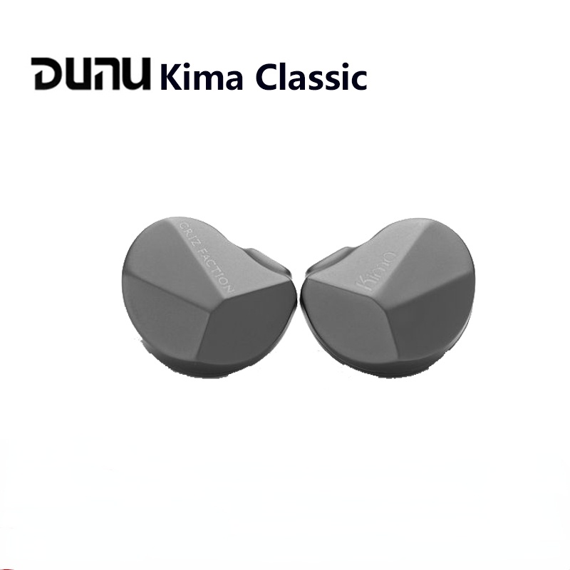 Dunu Kima Klasik IEMs Dynamic Driver In-ear Monitor Earphone Kabel Tunggal-Crystal Tembaga Silver Plated 2Pin 3.5mm