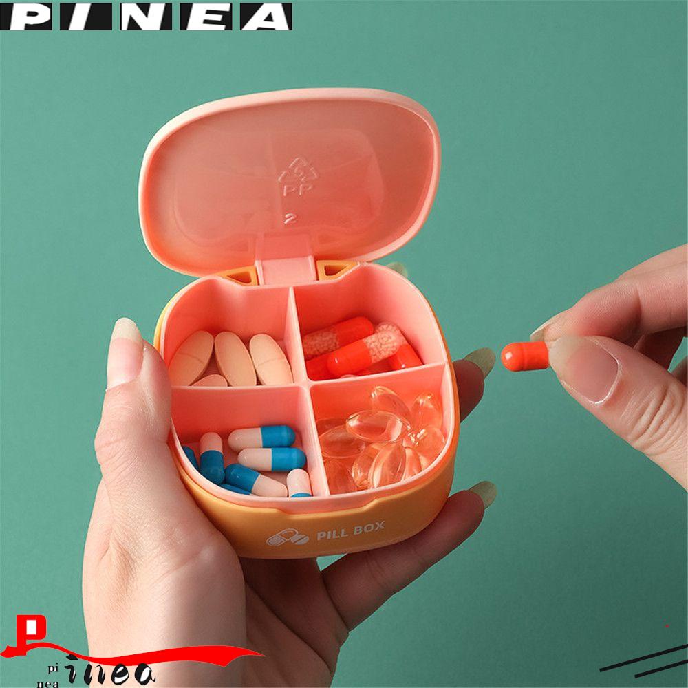 Kotak Obat Nanas Portable Pill Dispenser Organizer Pill Box