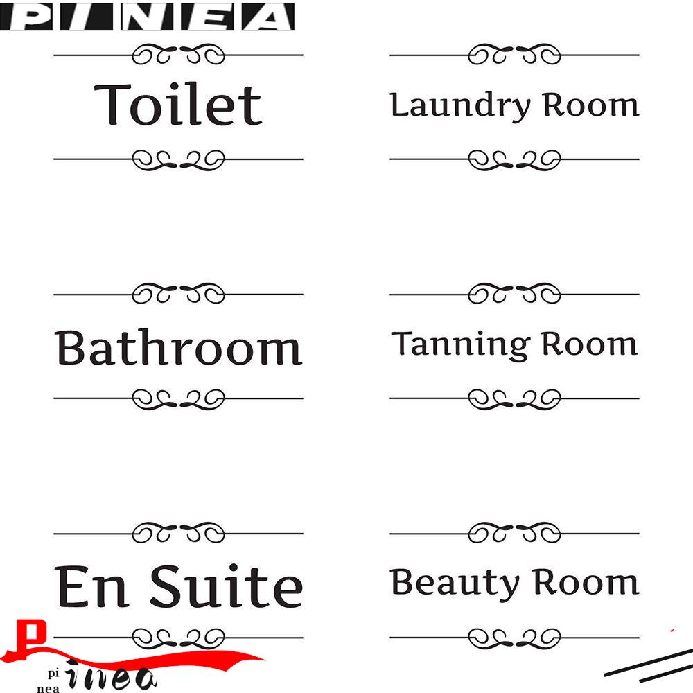 Stiker Pintu Nanas Kamar Tidur Ruang Bermain Kantor Dapur Kamar Mandi Toilet Decals