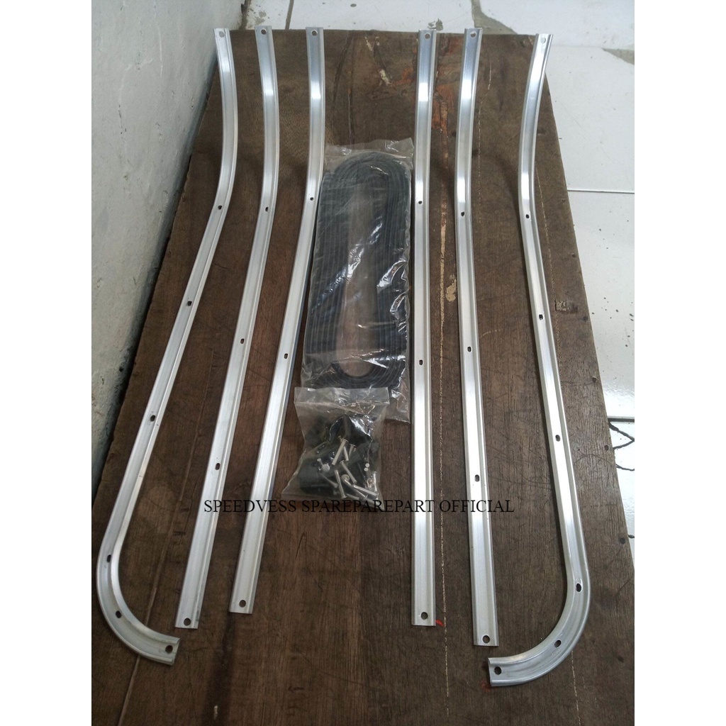 lis dek lantai alumunium vespa  px new px  import