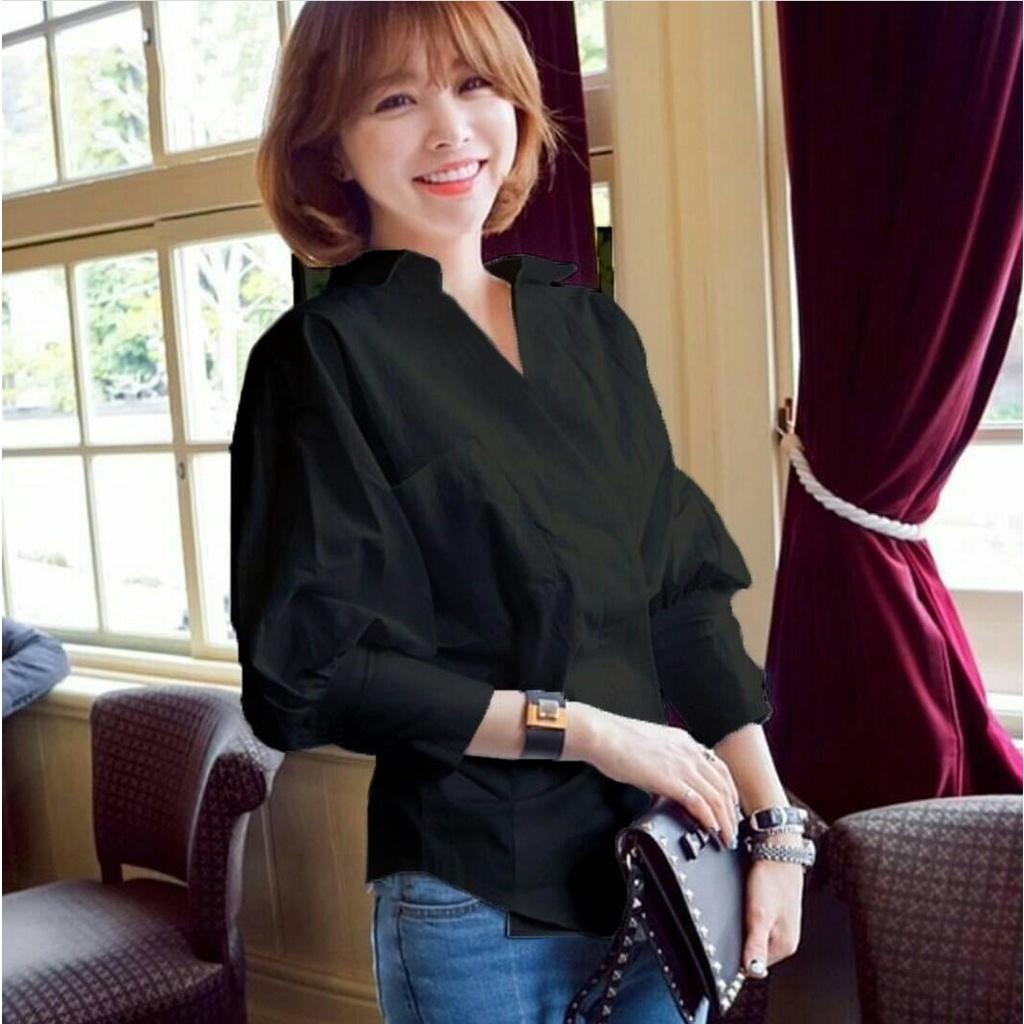 SM - BAJU BANGKOK FASHION BANGKOK BLOUSE BANGKOK 0857 FILZA KEMEJA KOREA BAJU IMPORT